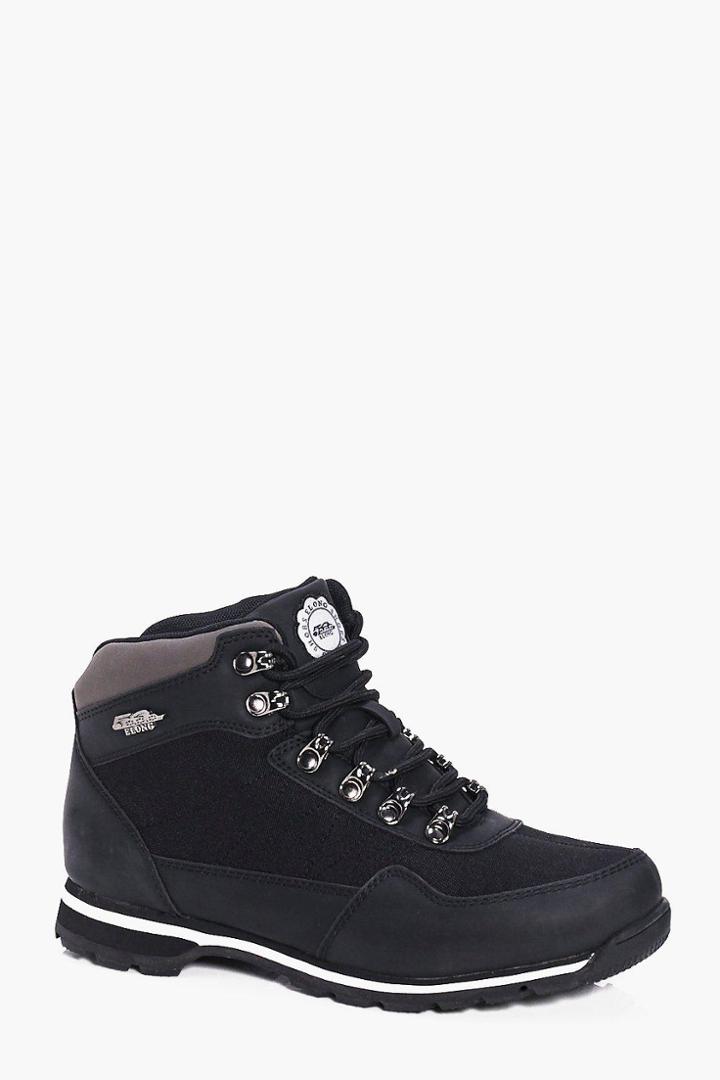 Boohoo Worker Boots Black
