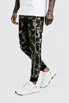 Boohoo Skinny Camo Trouser With Side Piping