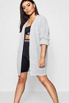 Boohoo Contrast Tip Cardigan