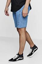 Boohoo Bermuda Denim Shorts With Seam Detail