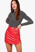 Boohoo Rachel Stripe Long Sleeve Top