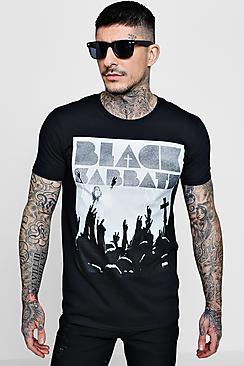 Boohoo Black Sabbath License T-shirt
