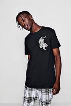 Boohoo Tiger Embroidery Tee