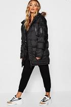 Boohoo Oversized Panelled Parka