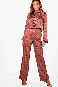 Boohoo Millie Polka Dot Trouser