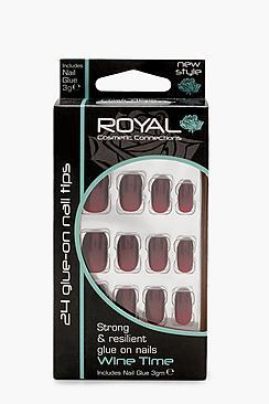 Boohoo Wine Time 24 Nail Tips