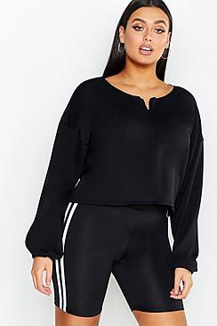 Boohoo Zip Front Sweater