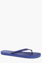 Boohoo Plain Flip Flops Navy