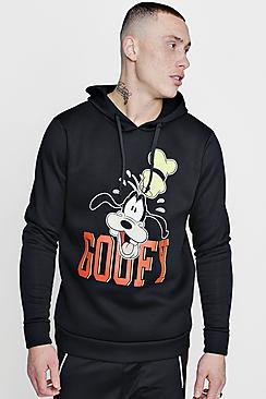 Boohoo Disney Goofy Over The Head Hoodie