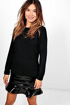 Boohoo Abigail Rib Stitch Jumper