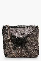 Boohoo Jacqueline Sequin Bucket Bag