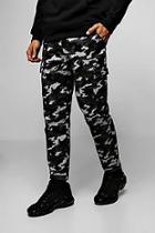 Boohoo Tapered Fit Camo Cargo Trouser