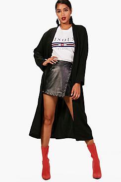 Boohoo Mira Maxi Belted Duster