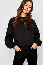 Boohoo Drop Shoulder Puff Sleeve Sweat