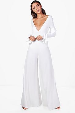 Boohoo Tall Harriet Extreme Wide Leg Trouser