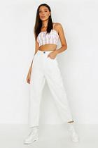 Boohoo Tall Cord Cropped Wide Leg Jeans