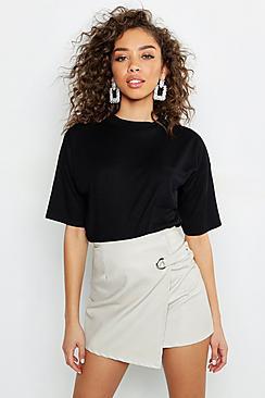 Boohoo Basic Rib Pocket Detail T-shirt