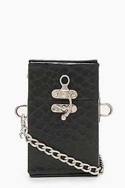 Boohoo Premium Mini Box Cross Body Bag