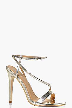 Boohoo Heidi Open Back Two Part Sandal