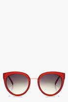 Boohoo Lacey Plastic Oversize Sunglasses