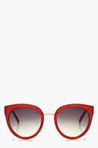 Boohoo Lacey Plastic Oversize Sunglasses