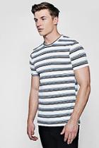 Boohoo Muscle Fit Block Stripe T-shirt