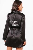 Boohoo Heidi Team Bride Robe