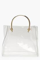 Boohoo Clear Ring Handle Grab Bag