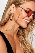 Boohoo Sophie Rainbow Gem Sunglasses Chain