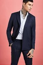 Boohoo Minimal One Button Suit Jacket