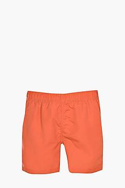 Boohoo Amber Plain Mid Swim Short
