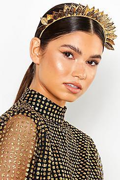 Boohoo Statement Leaf Occasion Headband