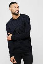 Boohoo Roll Neck Jumper With Rib Detail