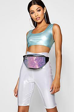 Boohoo Catherine Silver Festival Cycling Shorts