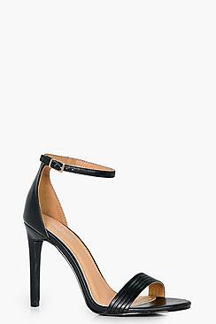 Boohoo Camilla Band Detail Two Part Sandal