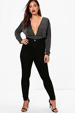 Boohoo Plus Dani High Rise Jegging