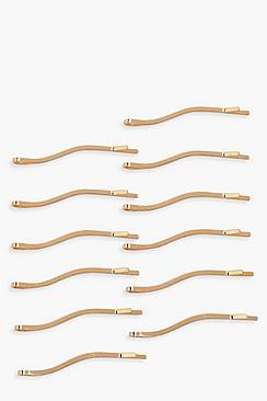 Boohoo Multipack Wave Hair Slides