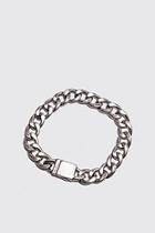 Boohoo Chunky Curb Chain Bracelet