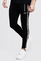 Boohoo Cropped Skinny Fit Man Taped Jogger