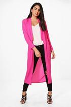 Boohoo Isabelle Step Collar Lightweight Duster