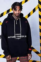 Boohoo Man Certified Oversized Hoodie With Print And Embroidery