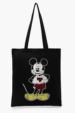 Boohoo Disney Mickey Heart Hands Tote