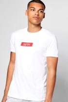 Boohoo Man Muscle Fit T-shirt White