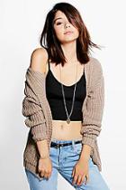 Boohoo Edge To Edge Grungy Cardigan