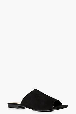 Boohoo Saskia Peeptoe Mule Sandals
