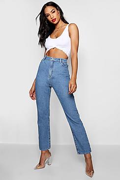 Boohoo Trisha Straight Leg Jeans