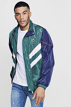Boohoo Colour Block Track Jacket