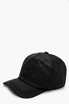 Boohoo Lola Oriental Dragon Satin Cap