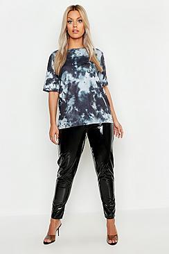 Boohoo Plus Tie Dye Oversized T-shirt