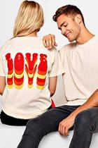 Boohoo Pride Loose Fit Love Bubble Text T-shirt